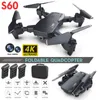 KF611 Drone 4K HD Camera S60 RC Aircraft Professional Aerial Pography Helicopter 1080PHD Wide AngleCamera WiFi Image Transm2261589