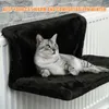 Pet Cat Animal Hammack Luxury Radiator Bed Hanging Winter Warm Fleece Basket Hammocks Metal Iron Frame Sleeping Bed for Cats 210713