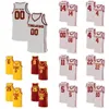 Maillots Ncaa College Usc Trojans Basketball Jersey 0 Lewis 0 Shaqquan Aaron 1 Kyle Sturdivant 1 Usher 10 Quinton Adlesh Custom Ed