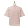 Coreano elegante camicia bianca moda moda abbigliamento pizzo patchwork tops Blusas Mujer de Moda estate donne e camicetta 9594 210508