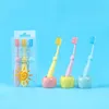 Escova de dentes de silicone macio-cervejas bebê para crianças dentes bonitos treinamento toothbrushes baby dental cuidado dental escova 3 pcs / set 1182 x2
