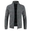 Mannen Warm Dikke Mode Business Casual Sweater Cardigan Mannen Merk Slanke Fit Knitwear Uitloper Warm Winter Sweater Jumper Y0907