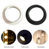 Lampa täcker nyanser 12st Säkerhetseffekter Aginst Light Socket Adapter Hängande Byte Del Skugga Collar Ringar Plastbeslag Badrum B