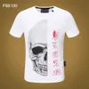 Plein Bear T Shirt Mens Designer Tshirts Brand Clothing Rhinestone Skull Men T-shirty Klasyczne wysokiej jakości Hip Hop Streetwear Tshirt Casual Top Tees Pb 11432