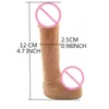 NXY Produtos do sexo Dildos Little Dildo Realista Dick Erótico Macio Mini Tamanho Flesh Nep Masculino Anal Pênis Zuignap Adulto Brinquedos Para As Mulheres 1227