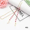 Wholesale 20 Styles Fashion Glasses Masks Lanyard Chains Crystal Beaded Hang Sunglasses Cord Colorful Metal Holder Neck Strap Rope Accessories