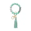 Silicone Love Beads Nappa braccialetto di fascino portachiavi avvolgere polsino polsino portachiavi borsa appesa donna uomo gioielli di moda volontà e sabbia