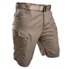 Calções Táticas Militares Homens Camuflagem Swat Calças Curtas Mens Multi-bolso Casual Carga Masculino Roupas Macho Camo Treinamento Exército 210712