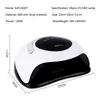 120W SUN BQ5T Lampa UV do paznokci s Suszarka 36 diod LED Ice For Manicure Gel Drying Lakier 210622