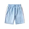 Shorts pour hommes Pantalons de survêtement courts de plage Décoration à rayures Multicolore Mode classique Coutures de couleur Lâche Grande taille Designer Noir Blanc Bleu Arc-en-ciel