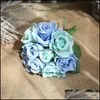 Wreaths Festive Party Supplies Garden Small Peony Korean-Style Handle Bundle 5-Head Feili Persian Rose Artificial Flower Home Wedding Bouque