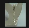 Feine Perlen Perlen Stränge Schmuck echte natürliche 9-10mm weiße Perlenbrazele 7 "7.5" 8 "