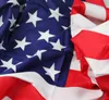 100 piezas 100% poliéster EE. UU. Bandera de EE. UU. 90 cm x 150 cm Bandera estadounidense FT Estados Unidos Estrellas Rayas Sea orgulloso Muestre su patriotismo 3 * 5 pies SN266