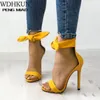 single strap high heel sandals