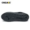 Onemix 2021 Män Running Skor Lätt Breathable Mesh Soft Women Sneakers Slip On Outdoor Jogging Walking Tennis Sport Skor H1125