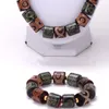 Boucles d'oreilles collier DODU Est perles africaines ensemble de bijoux pour hommes 30 pouces et Bracelet mariage nigérian 6978809