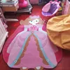Halılar özel pembe kız prenses karikatür çocuk anaokulu oturma odası yatak odası başucu çalışması el yapımı halı özelleştirme
