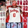 Custom Ohio State Buckeyes Basketball Jersey NCAA College Kyle Young D.J. Carton CJ Walker Kaleb Wesson Muhammad Alonzo Gaffney E.J. Liddell