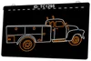 TC1295 clássico caminhão auto luz sinal dupla cor 3d gravura