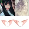 Ear Makeup Elf Ears Halloween Fairy Cosplay Accessores Vampire Party Mask para Latex Soft Falseear 6 Cores 10cm e 12cm Wll799