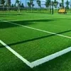 Högt densitet Vattentät tjocklek Konstgjord gräsmatta Matta Fake Turf Grass Mat Landskap Pad DIY Craft Utomhus Garden Floor Decor Q0811