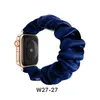 Bracelets de montre élastiques pour Apple Watch Bandes de gros intestin 38mm 40mm 42mm 44mm pour iwatch 5 4 3 2 1 Bracelet de poignet Scrunchies strap