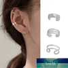 3 قطع الأزياء Sederhana Halus Manset Telinga Klip Inting-Antting Untuk Wanita Tidak Tembus Palsu Tulang Rawan Perhiasan Hadiah