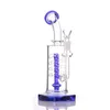 9 inches height Hookahs Smoking Glass Bongs U-tabe Oil Rigs with 14mm Bowl mini water bong