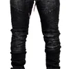 Fashion Casual Men Jeans Solid Drawstring Denim Pants Elastic Belt Classic Harem Trousers Jogger Spring Autumn Pencil Pants