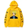 Anime One Piece Hoodie Mäns Harajuku Pullover Vinsmoke Sanji Sweatshirts Långärmad Loose Streetwear Hoodie Tops Y1201