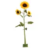 180 CM de haut arbre de tournesol artificiel Guide de mariage colonne route plomb simulation marguerite pour la maison salon décoration de sol