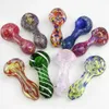 dry hand pipes fumed spoon pipes portable glass tobacco pipes glassware for smoking 2.9 Inch glass hand-blown glass smoking pipes glass pipe bowl