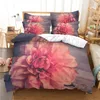 Beddengoed sets kwaliteit ropa de cama roze roos valentijnsdag cadeau slaapkamer set duvetcover kussensloop met dubbele maat bedbladen