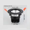 Faretti Incasso LED orientabile Empotrado Foco 3w5w7w10w12w15w20w30w... COB AC110-220V
