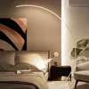 Lampade da terra Lampada a LED semplice Camera da letto Soggiorno Pesca creativa Moderna verticale