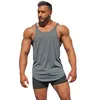 6+ Colors Tank Top Mens Sexy Workout Gym Clothing Sleeveless Mens Tops Sports Fitness Male Sportswear Muscle Elasticity Tops 210524