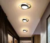 Plafonniers LED modernes pour entrée de balcon de nuit de couloir de cuisine Rond / carré
