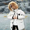 Pato branco dos homens para baixo jaqueta de jaqueta de carga quente com capuz de espessura baiacu jaqueta casaco casal de alta qualidade sobretudo térmico inverno parka homens 211216