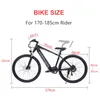 F1 27.5 inch elektrische fiets, 48v 15Ah grote capaciteit ingebouwde batterij, olie-lente suspension vork