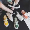 Women's Shoes 2021 New Spring and Autumn Cloth Small White Black Summer Thin Large Canvas Y0907