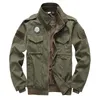 Giacca tattica da uomo 101 Airborne Uniforme militare Army Style Winter Flight Ma1 Cappotto Abbigliamento militare americano Uomo Verde 210518