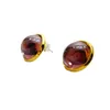 Stud European and American Fashion Earrings vrouwen Japanse Koreaanse druiven paars