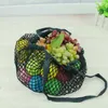 Malha Net Shopping Sacos Frutas Vegetais Portáteis Dobrável Algodão Corda Reusável Tartaruga Bolsas Para Cozinha SunDries Transporte Mar Mar Daj163