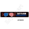 Laten we Go Brandon Banner Vlag 250x45cm Trump President Verkiezing Vlaggen DHL Gratis levering