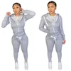 Designers Femmes Sports Survêtements Vêtements 2021 Automne et hiver Pull en coton pour femme Costume à capuche en deux pièces
