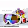 Lunettes de ski Lunettes de neige Snowboard Verre Double Couches Anti-buée Grand Masque Lunettes Ski Lunettes Hommes Femmes Obaolay Wint jllazO xmhyard