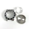 Kit di strumenti di riparazione Accessori per orologi da 40 mm Cassa in acciaio inossidabile SUB Anello in ceramica con vetro zaffiro + cinturino per orologio per movimento 8215 2813