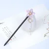 Ancient Chinese Hairpins Clips Pearls Flower Headpieces For Women Hanfu Dress Hair Forks Sticks Styling Jewelry FORSEVEN & Barrettes