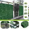 100cm*300CM Encrypted Artificial Hedge Simulation Green Plants Privacy Fence for Outdoor Garden Courtyard 210624