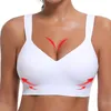 Sujetadores de talla grande para mujer, ropa interior, lencería Sexy, sujetador sólido sin costuras, Push Up, Tops de algodón, Bralette, sujetador inalámbrico, chaleco deportivo, ropa de gimnasio